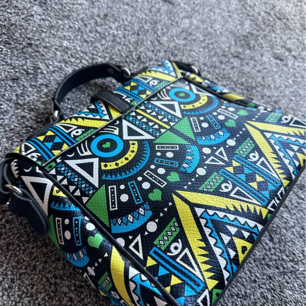 Geometric Patterned Women's Bag - Picture 3 of 6